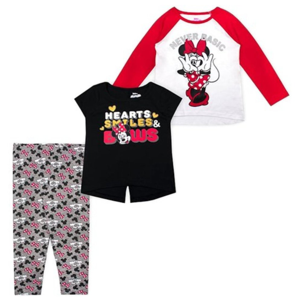 NWT 'Never Basic' Minnie Mouse 3 piece set